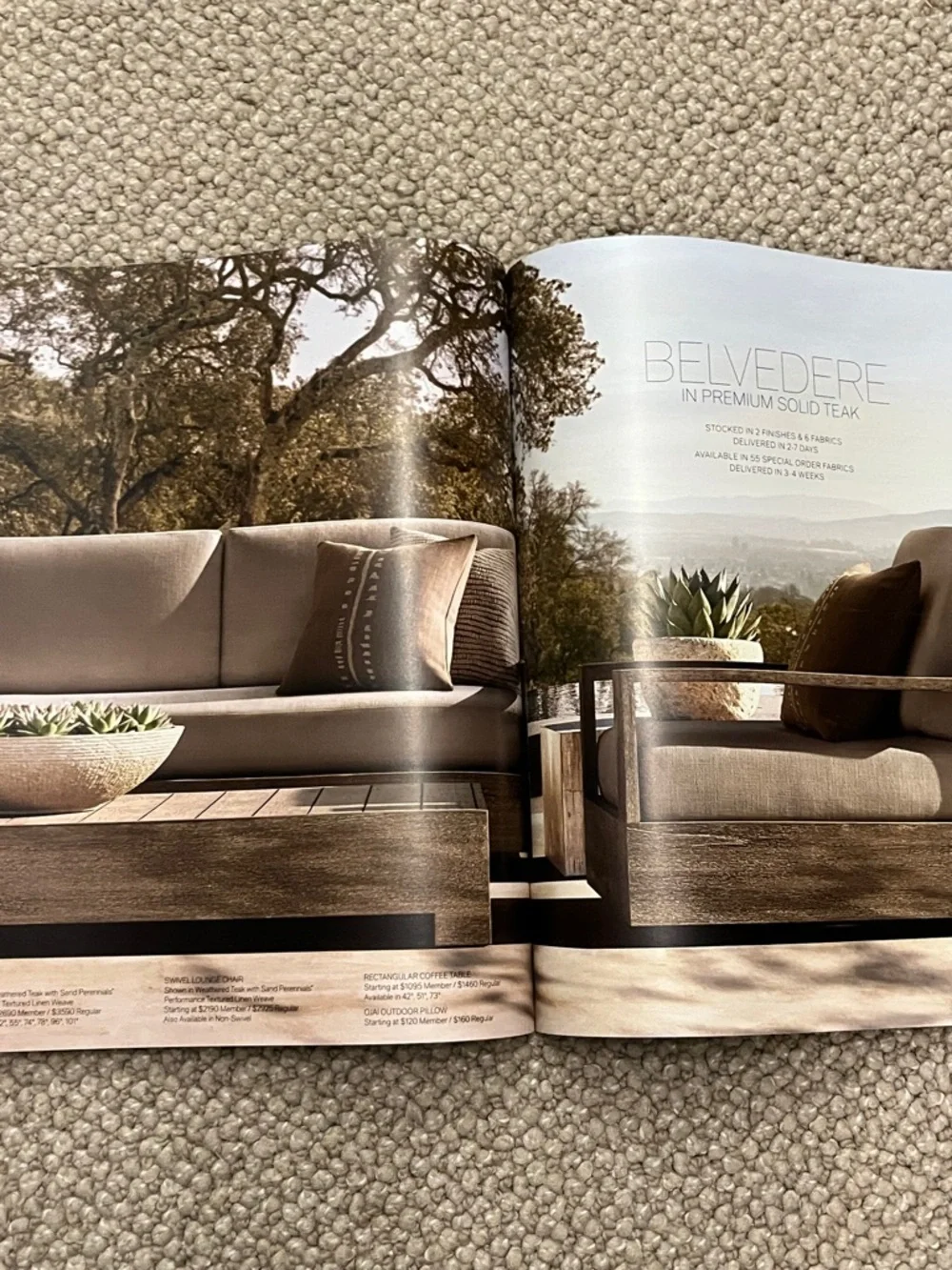 Restoration Hardware (RH) 2025 Outdoor Catalog